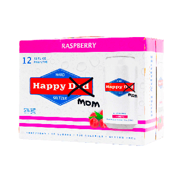 Happy Dad Hard Seltzer Happy Mom Raspberry